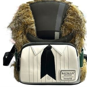 NWT LOUNGEFLY DISNEY PENQUIN BATMAN RETURNS MINI BACHPACK